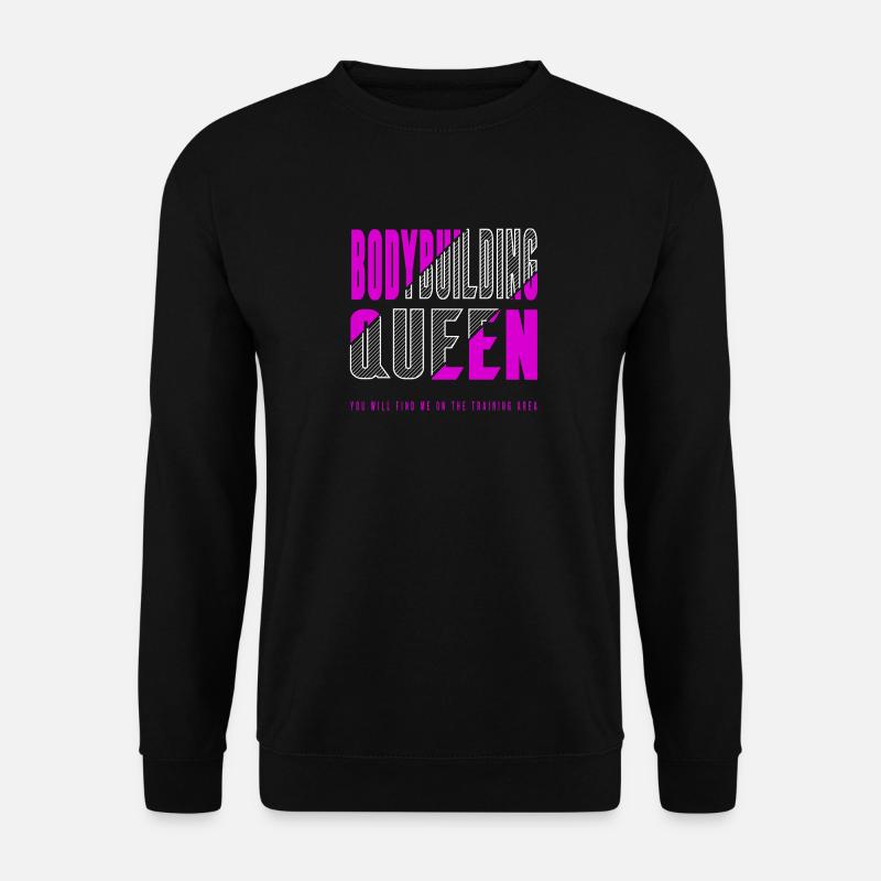 Bodybuilding Königin - Unisex Pullover - Schwarz
