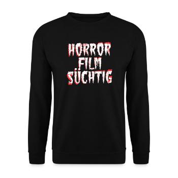 Kino Streaming Theater Movies Statement Filmabend - Unisex Pullover - Schwarz - Vorne - Alina (178cm) & Michal (187cm)