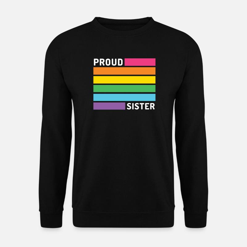 Pride Month LGBT - Stolze Schwester - Unisex Pullover - Schwarz