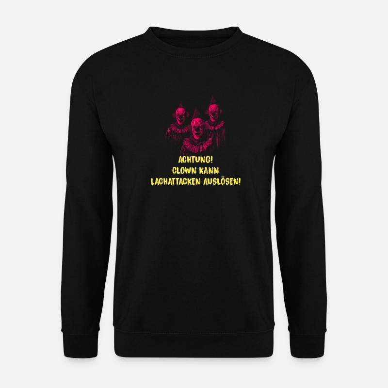 Clown Design - Unisex Pullover - Schwarz