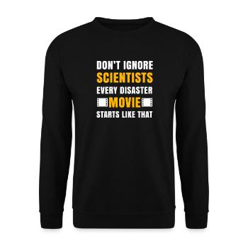 Cinéma Night Theatre Movies Movies Statement Series - Sweat-shirt Unisexe - noir - Devant - Alina (178cm) & Michal (187cm)