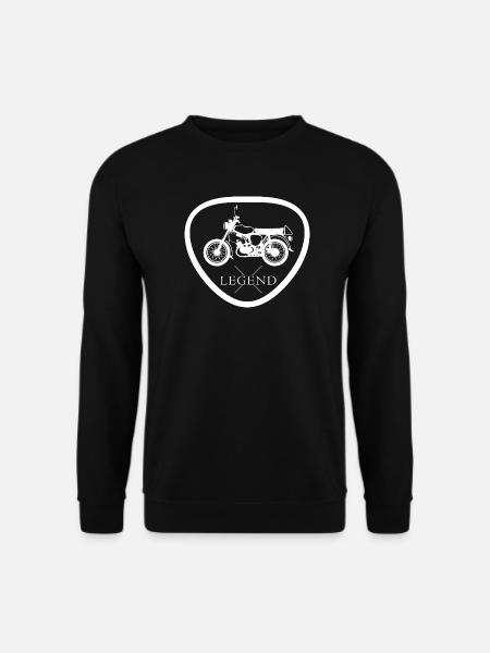simson s50 s 51 Freunde Symbol Moped Motorrad DDR - Unisex Pullover - Schwarz