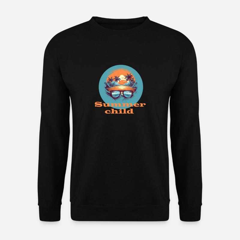 Summer child - Unisex Pullover - Schwarz