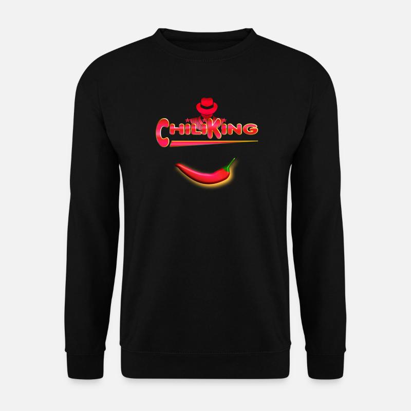 Chili King - Unisex Pullover - Schwarz