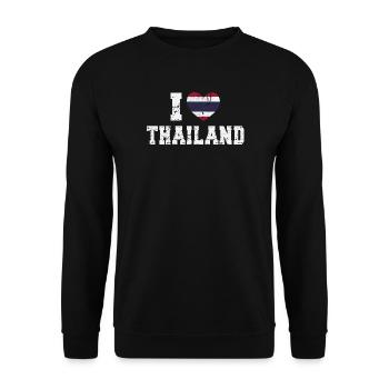 Thaïlande - Sweat-shirt Unisexe - noir - Devant - Alina (178cm) & Michal (187cm)