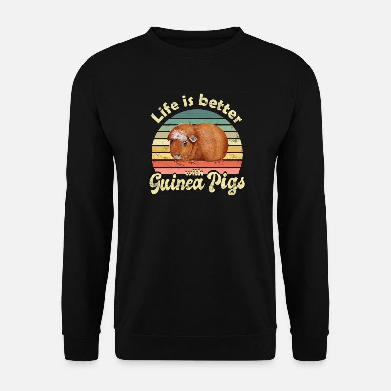 Meerschweinchen - Unisex Pullover - Schwarz