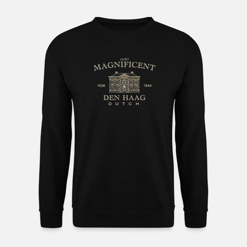 Den Haag, Sehenswürdigkeit Mauritshuis Niederlande - Unisex Pullover - Schwarz
