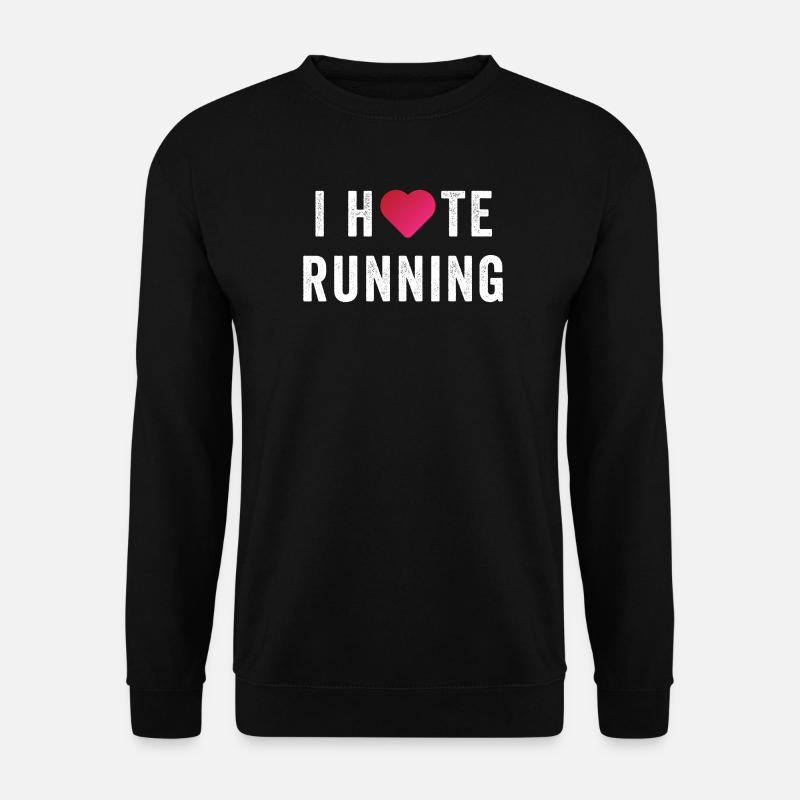 I Love/Hate Running - Unisex Sweatshirt - black