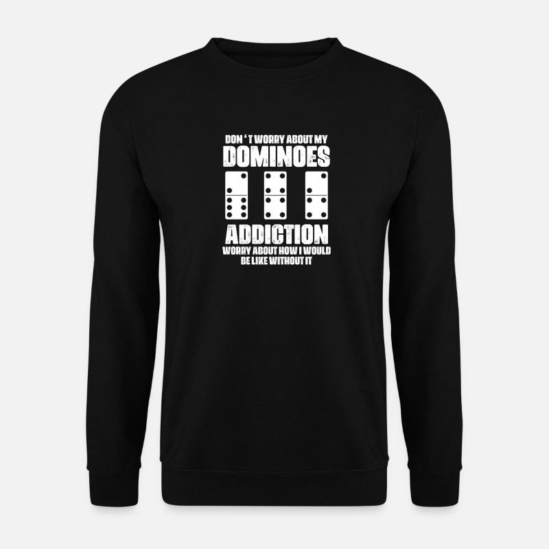Domino Design - Unisex Pullover - Schwarz