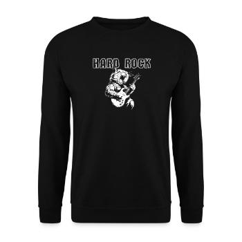 Hard Rock Cat - Unisex Sweatshirt - black - Front - Alina (178cm) & Michal (187cm)