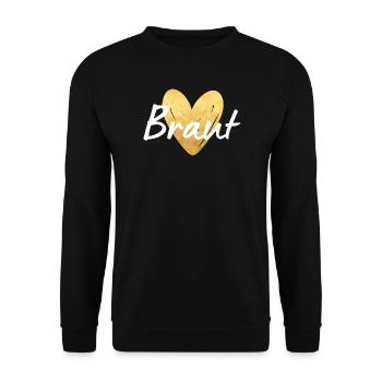 Braut Jungesellinnenabschied - Unisex Pullover - Schwarz - Vorne - Alina (178cm) & Michal (187cm)