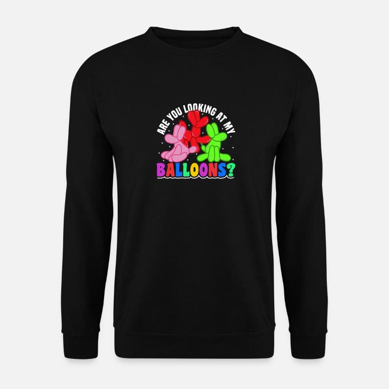 Ballon Twisting Design - Unisex Pullover - Schwarz