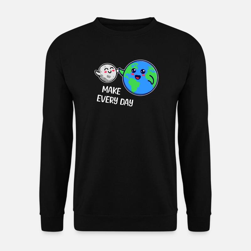 Mutter Erde Statement Umweltfreundlich Umwelt - Unisex Pullover - Schwarz