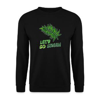 Umweltschützer Mutter Erde Natur Statement Umwelt - Unisex Pullover - Schwarz - Vorne - Alina (178cm) & Michal (187cm)