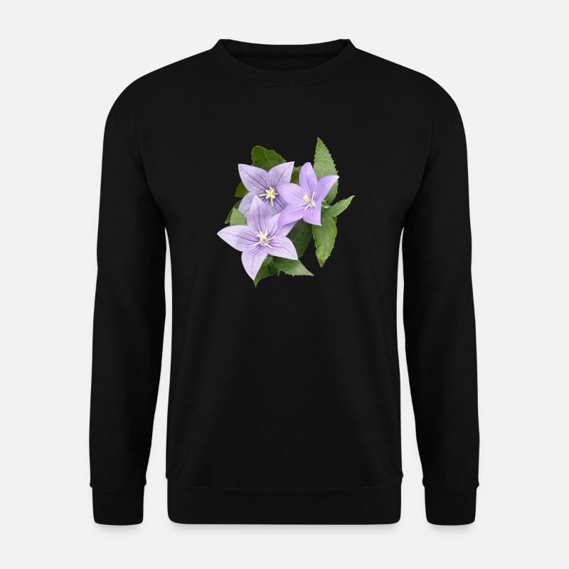 PURPURNE BALLONBLUME - Unisex Pullover - Schwarz