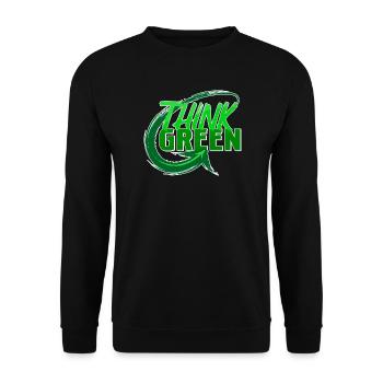 Umwelt Umweltschützer Statement Erde Mutter Natur - Unisex Pullover - Schwarz - Vorne - Alina (178cm) & Michal (187cm)