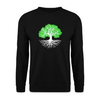 Nature Conservation Arbre Nature Terre Environnement Protection de l’environnement - Sweat-shirt Unisexe - noir - Devant - Alina (178cm) & Michal (187cm)