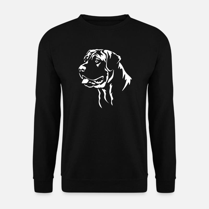 Presa Canario Kopf "Black Edition" - Unisex Pullover - Schwarz