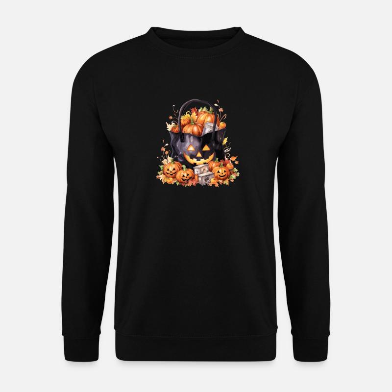 Halloween kessel - Unisex Pullover - Schwarz