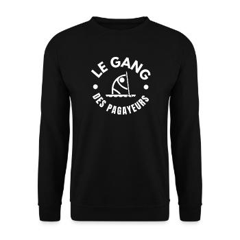paddle, fan de paddle, pagayeur, stand up - Sweat-shirt Unisexe - noir - Devant - Alina (178cm) & Michal (187cm)