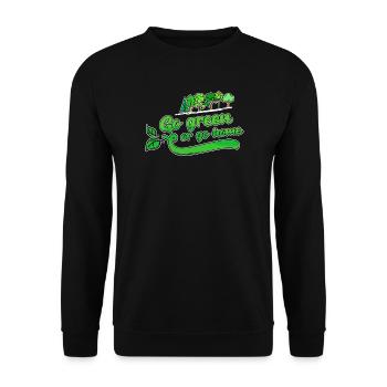 Déclaration Nature Terre Environnement Arbre Conservation de la nature - Sweat-shirt Unisexe - noir - Devant - Alina (178cm) & Michal (187cm)