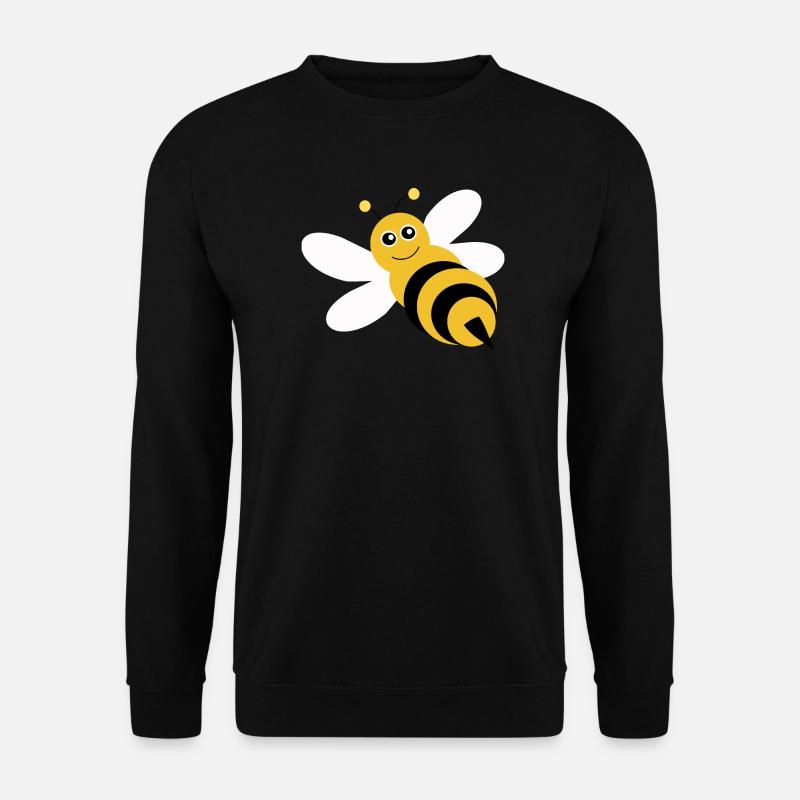Niedliches Bienen T-Shirt lustiges Design Imker - Unisex Pullover - Schwarz