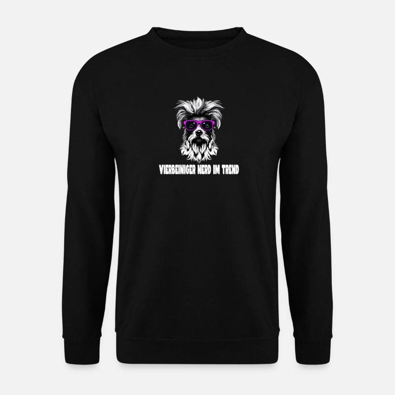 Hund Design - Unisex Pullover - Schwarz