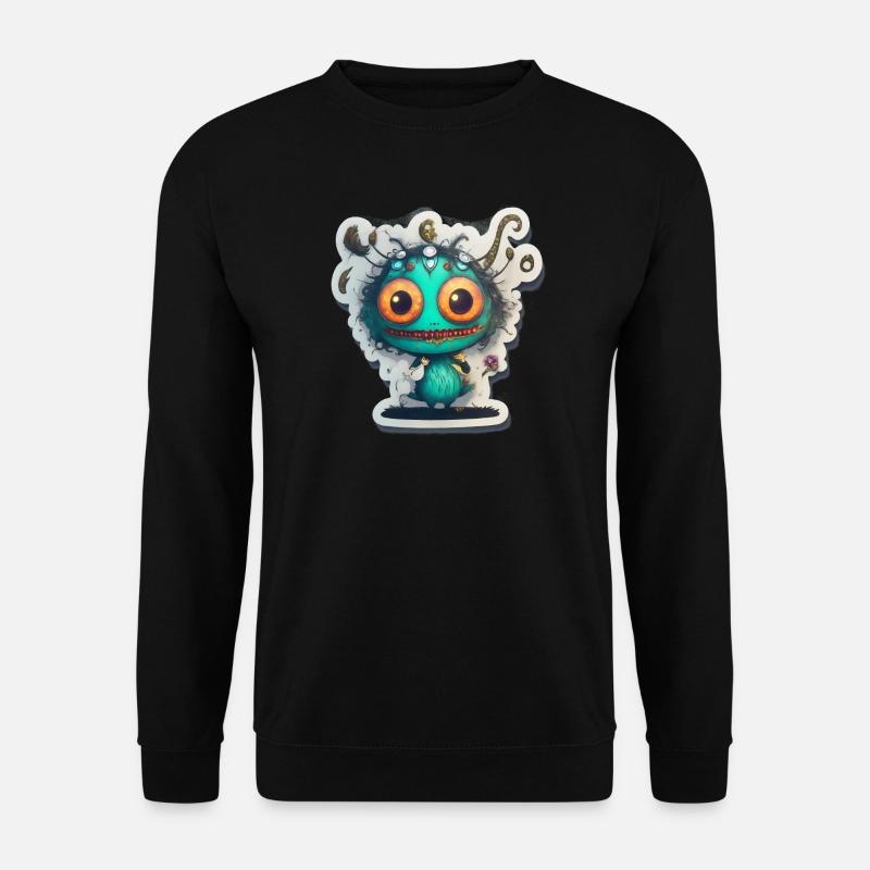 Monsterchen - Unisex Pullover - Schwarz