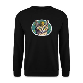Princesse - Sweat-shirt Unisexe - noir - Devant - Alina (178cm) & Michal (187cm)