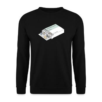 Antidepressants Cats - Anti Depressionen Pillen - Unisex Pullover - Schwarz - Vorne - Alina (178cm) & Michal (187cm)