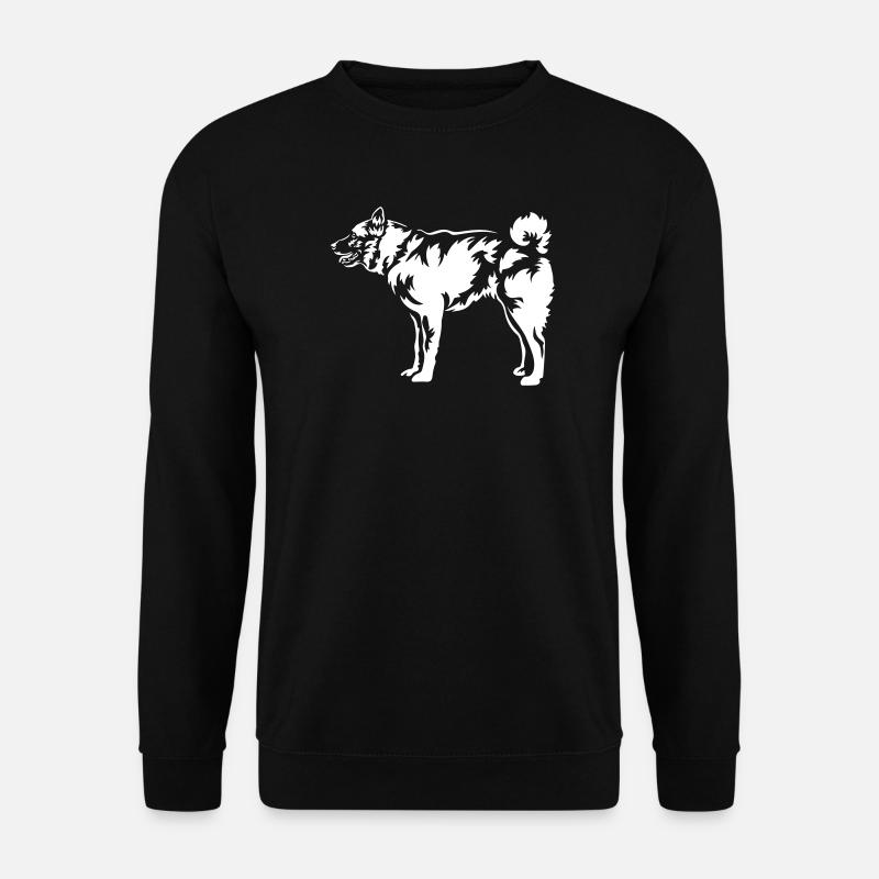 Norwegischer Elchhund "Black Edition" - Unisex Pullover - Schwarz