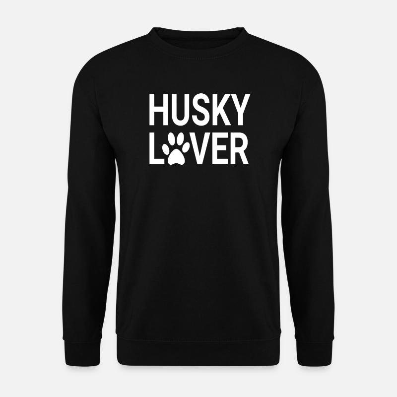 Husky-Liebhaber, Husky-Mütter, Husky-Väter - Unisex Pullover - Schwarz