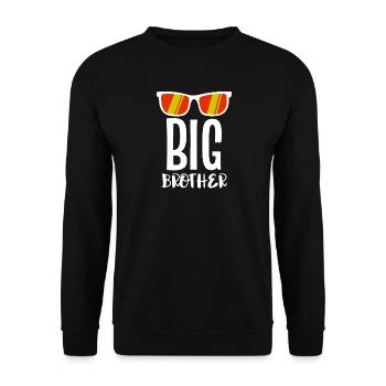 Cool Dicton Fier Big Brother Brother Brother Coeur - Sweat-shirt Unisexe - noir - Devant - Alina (178cm) & Michal (187cm)