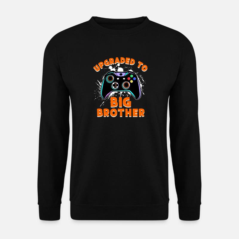 Geschwister Stolzer Großer Bruder Statement - Unisex Pullover - Schwarz