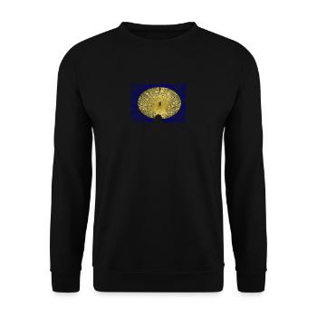 Golden Peacock - Unisex Sweatshirt - black - Front - Alina (178cm) & Michal (187cm)
