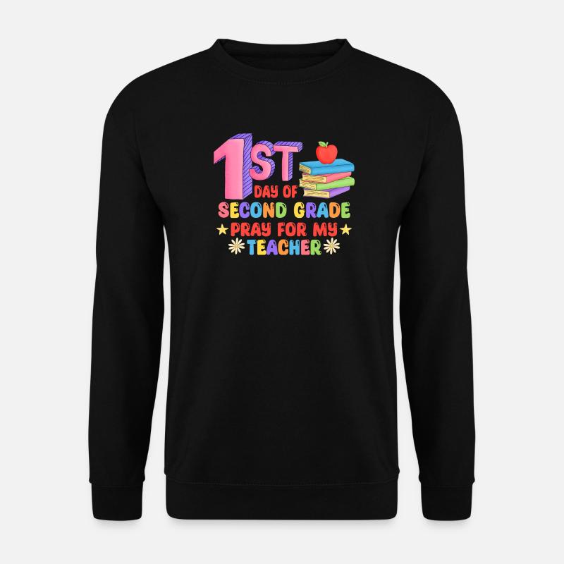 Second grade, back to school - Unisex Sweatshirt - black