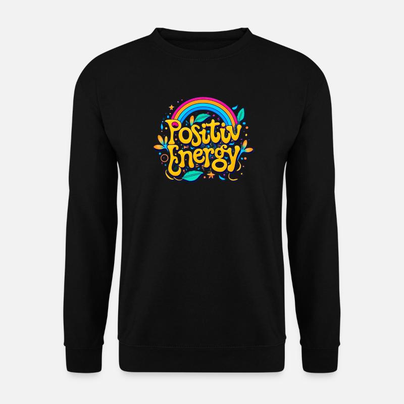 positive Energie - Unisex Pullover - Schwarz