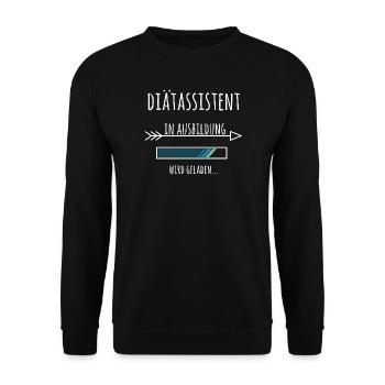 Ausbildung Diätassistent Beruf - Unisex Pullover - Schwarz - Vorne - Alina (178cm) & Michal (187cm)