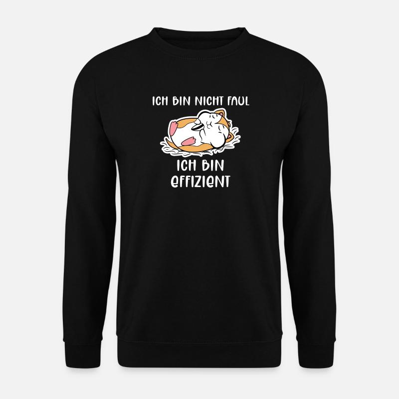Haustiere Hamster Lieblingstier Statement Heimtier - Unisex Pullover - Schwarz