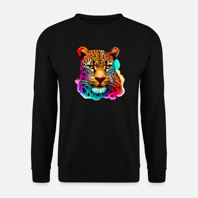 Leopard - Unisex Sweatshirt - black