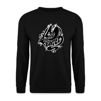 Skate Fighter - Sweat-shirt Unisexe - noir - Devant - Alina (178cm) & Michal (187cm)