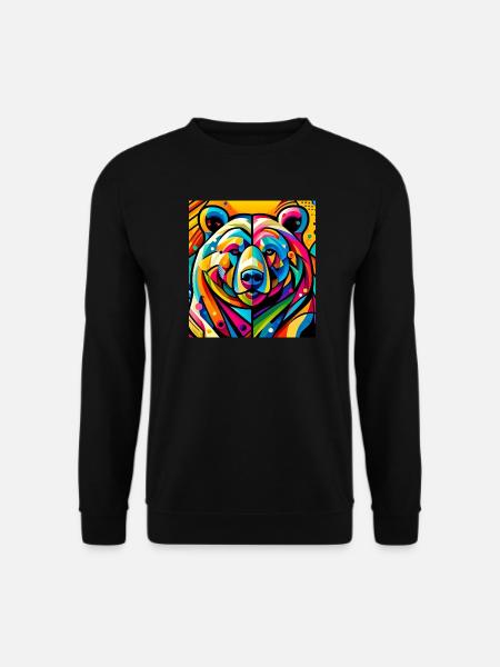 Ours - Sweat-shirt Unisexe - noir