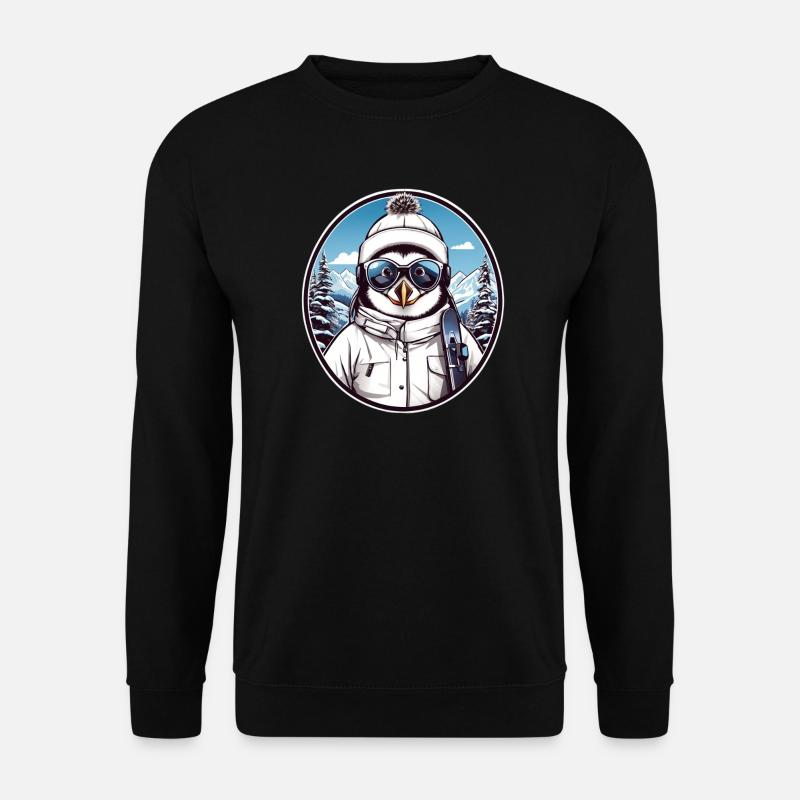 Cute Penguin - Unisex Sweatshirt - black