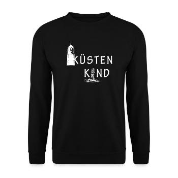 Küstenkind - Unisex Pullover - Schwarz - Vorne - Alina (178cm) & Michal (187cm)