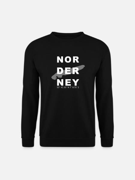 Norderney - Unisex Pullover - Schwarz