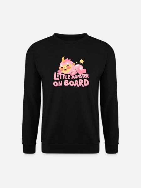 Small Monster Motif - Unisex Sweatshirt - black