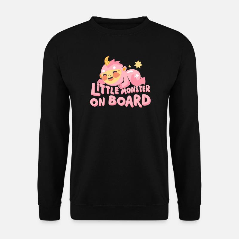 Small Monster Motif - Unisex Sweatshirt - black