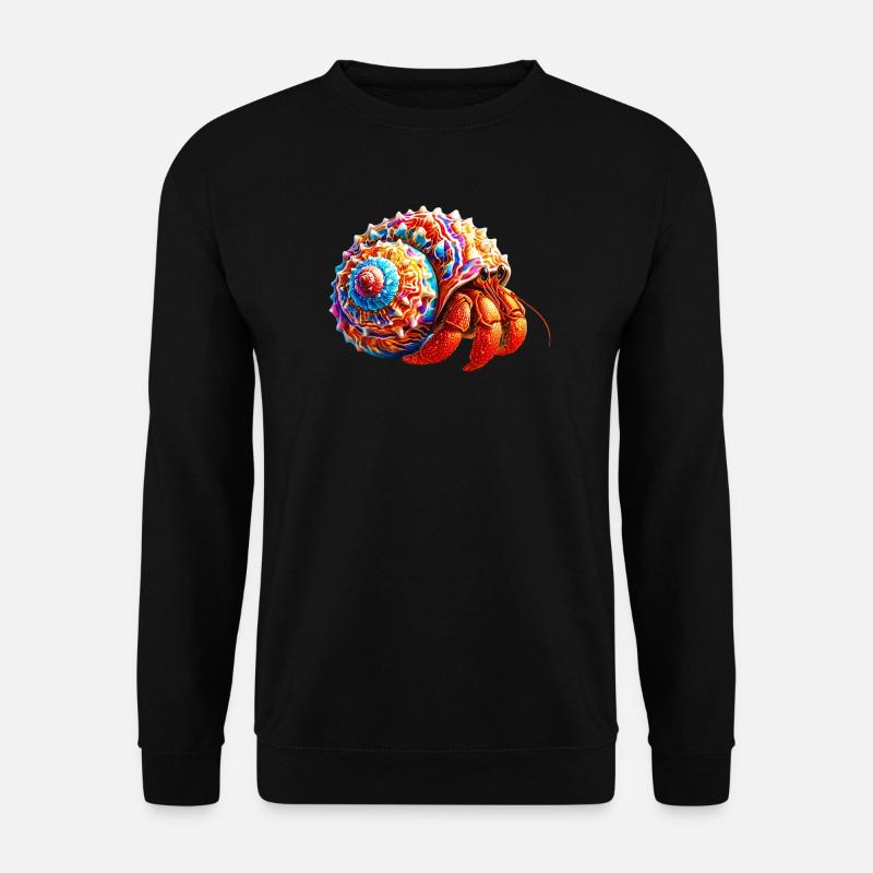 Hermit crab - Unisex Sweatshirt - black