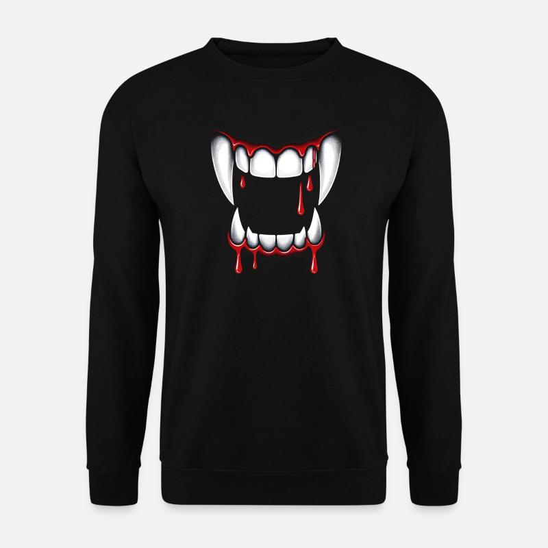 Vampire Fangs - Unisex Sweatshirt - black