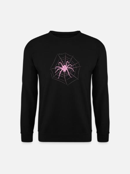 Spider in the web Halloween - Unisex Sweatshirt - black